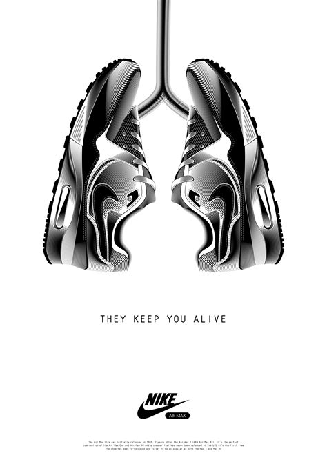 nike kampagne air plakat|Posters of Nike Air shoes “They Keep You Alive” .